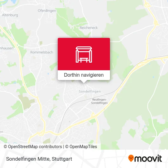 Sondelfingen Mitte Karte