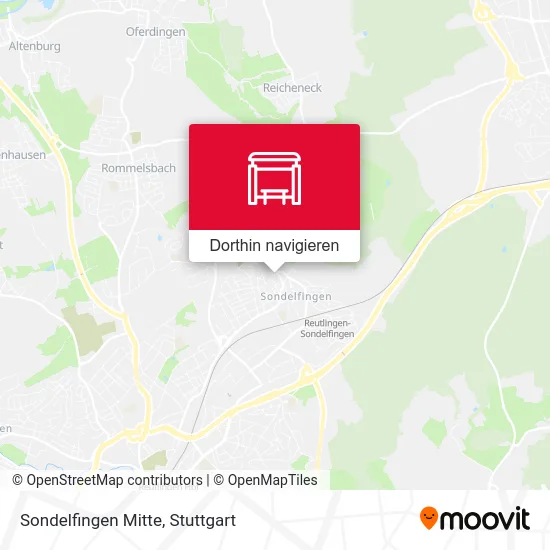 Sondelfingen Mitte Karte