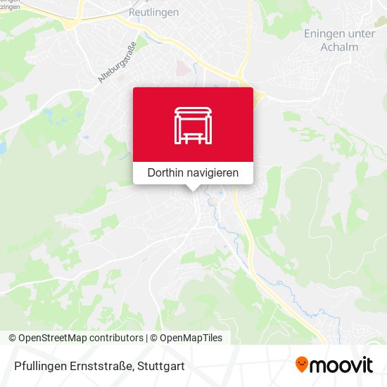Pfullingen Ernststraße Karte