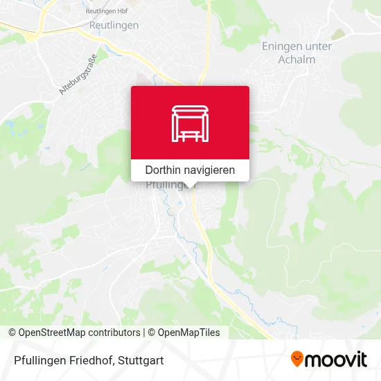 Pfullingen Friedhof Karte