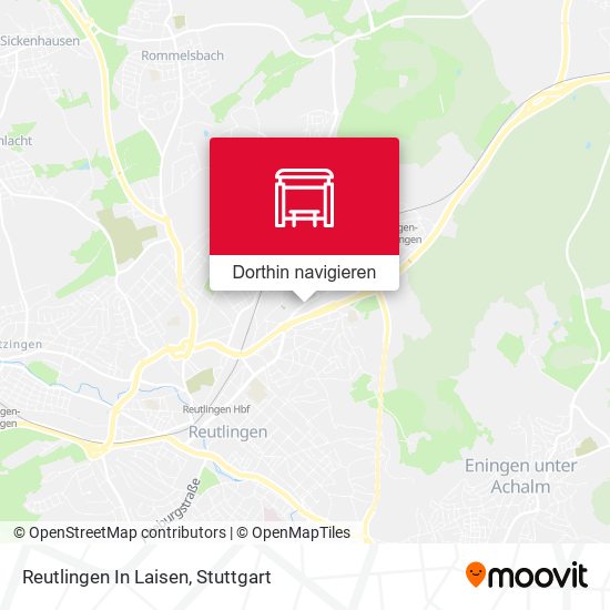 Reutlingen In Laisen Karte