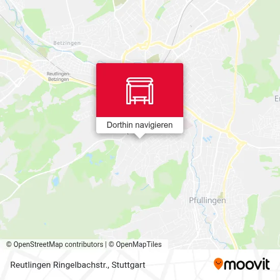 Reutlingen Ringelbachstr. Karte