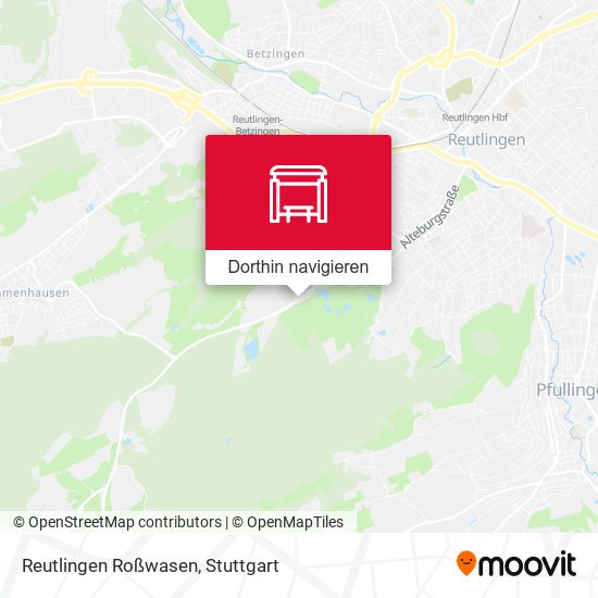 Reutlingen Roßwasen Karte