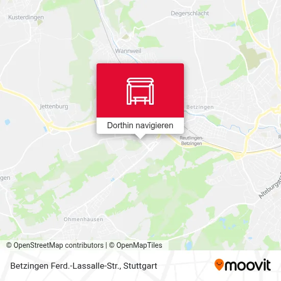 Betzingen Ferd.-Lassalle-Str. Karte
