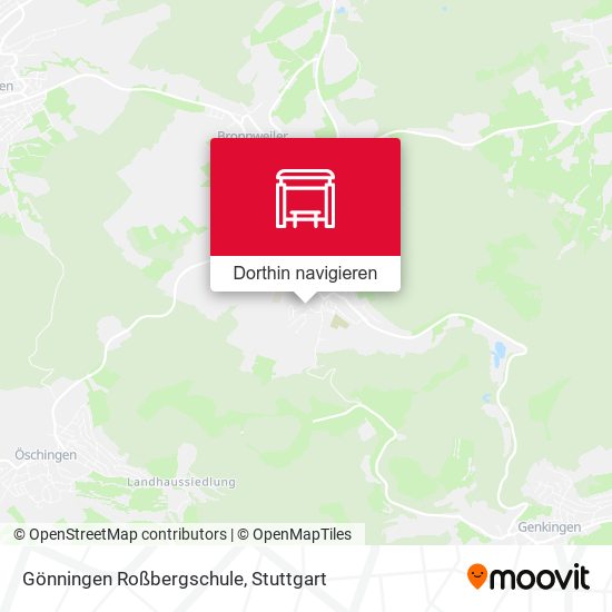 Gönningen Roßbergschule Karte