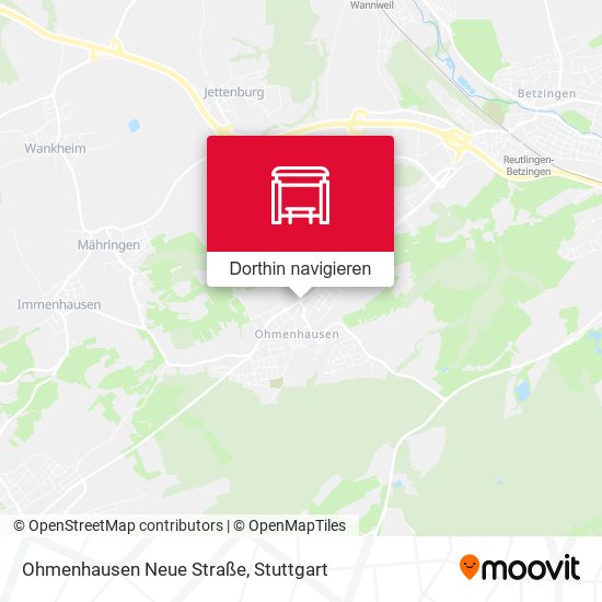 Ohmenhausen Neue Straße Karte