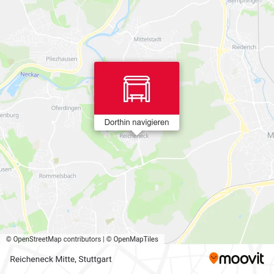 Reicheneck Mitte Karte