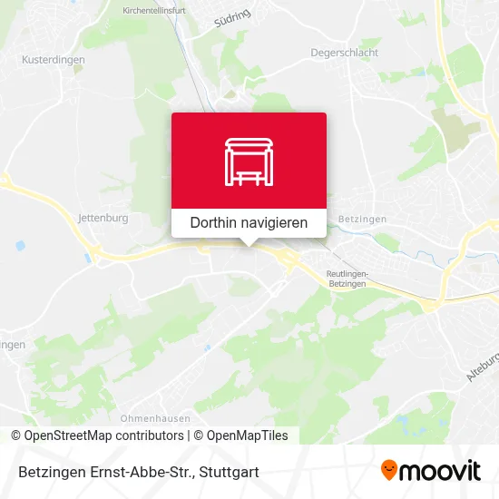 Betzingen Ernst-Abbe-Str. Karte