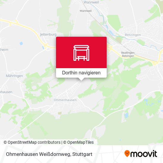 Ohmenhausen Weißdornweg Karte