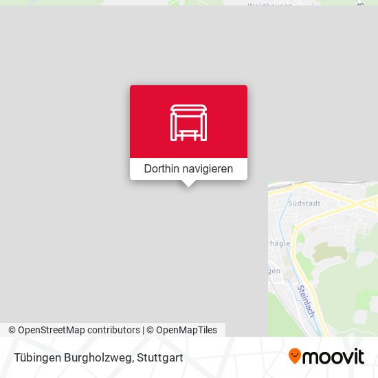 Tübingen Burgholzweg Karte