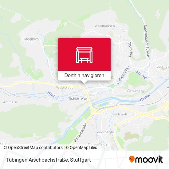 Tübingen Aischbachstraße Karte