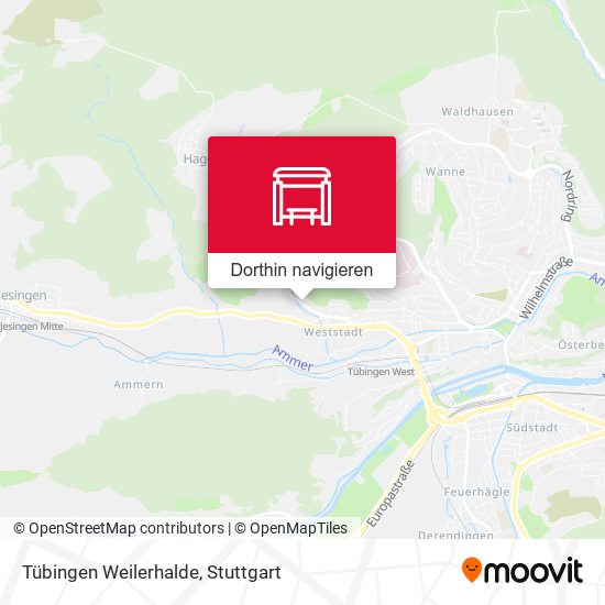 Tübingen Weilerhalde Karte