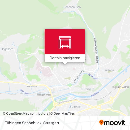 Tübingen Schönblick Karte