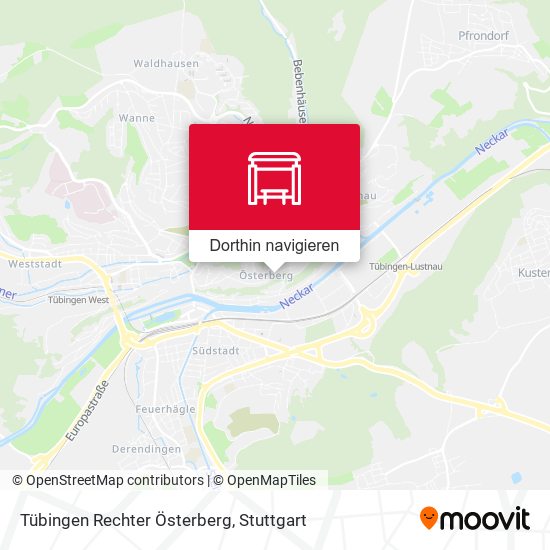 Tübingen Rechter Österberg Karte