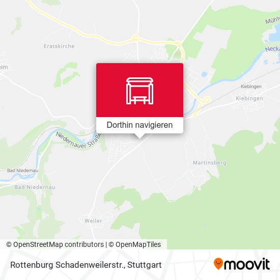 Rottenburg Schadenweilerstr. Karte