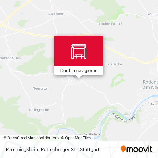 Remmingsheim Rottenburger Str. Karte