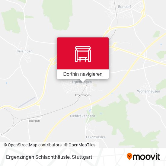 Ergenzingen Schlachthäusle Karte