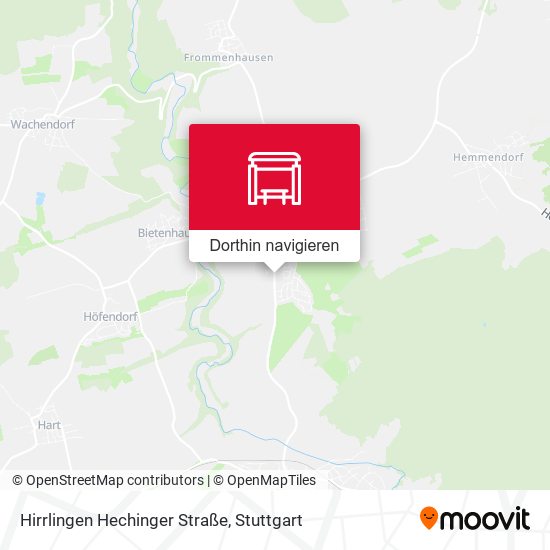 Hirrlingen Hechinger Straße Karte