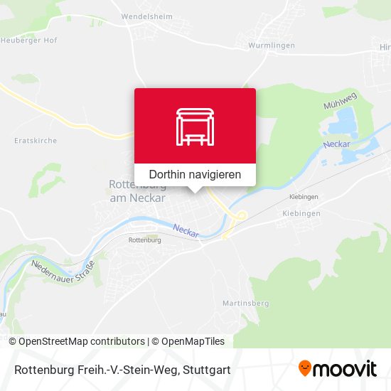 Rottenburg Freih.-V.-Stein-Weg Karte