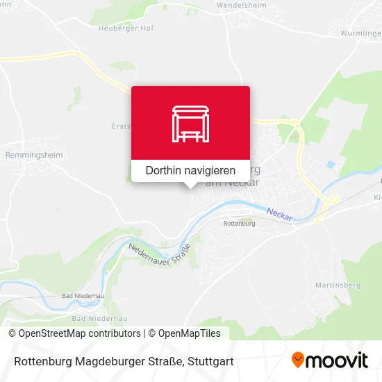 Rottenburg Magdeburger Straße Karte