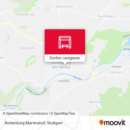 Rottenburg Martinshof Karte