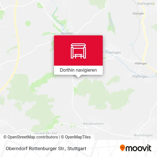Oberndorf Rottenburger Str. Karte