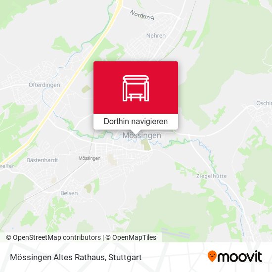 Mössingen Altes Rathaus Karte
