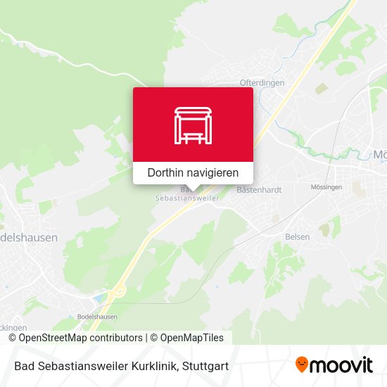 Bad Sebastiansweiler Kurklinik Karte