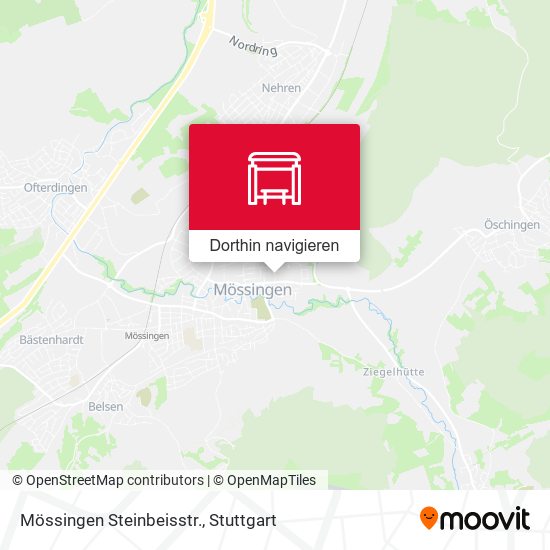 Mössingen Steinbeisstr. Karte