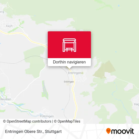 Entringen Obere Str. Karte