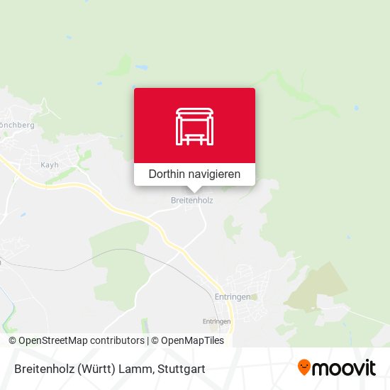 Breitenholz (Württ) Lamm Karte
