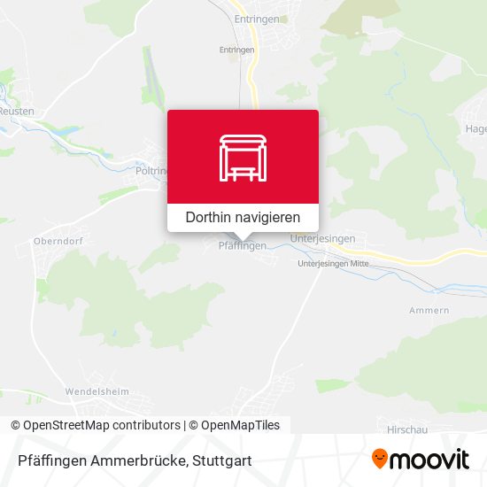 Pfäffingen Ammerbrücke Karte