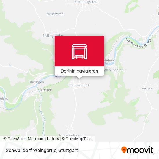 Schwalldorf Weingärtle Karte