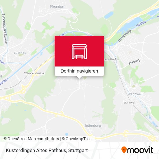 Kusterdingen Altes Rathaus Karte