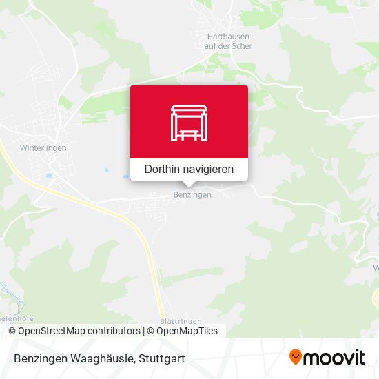 Benzingen Waaghäusle Karte