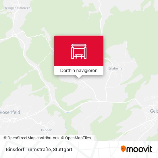 Binsdorf Turmstraße Karte