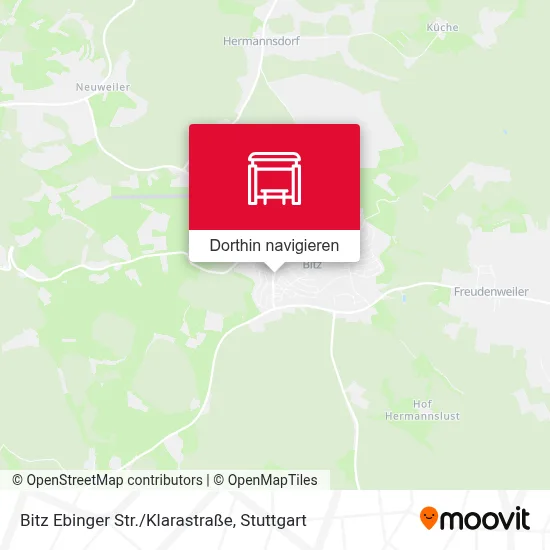 Bitz Ebinger Str./Klarastraße Karte