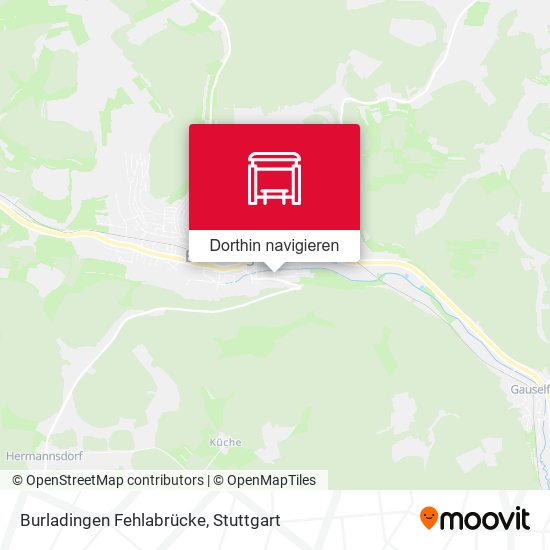 Burladingen Fehlabrücke Karte