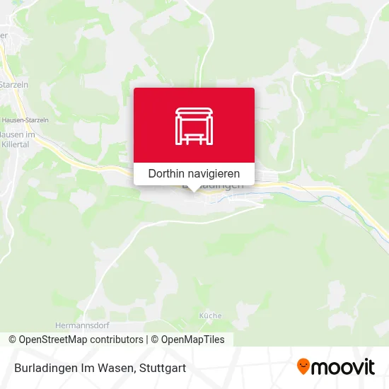 Burladingen Im Wasen Karte