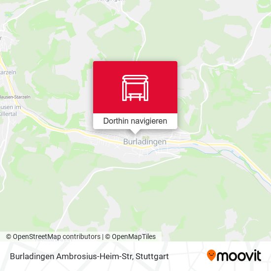 Burladingen Ambrosius-Heim-Str Karte