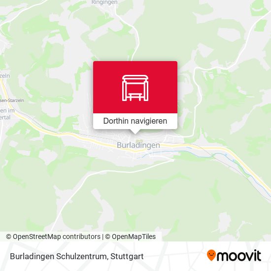 Burladingen Schulzentrum Karte