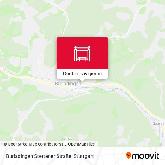 Burladingen Stettener Straße Karte