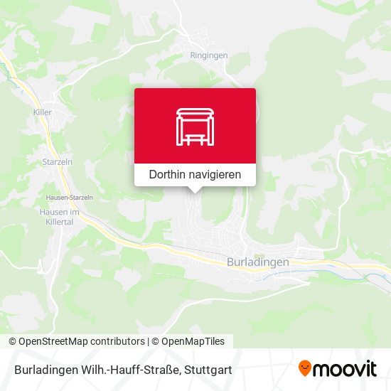 Burladingen Wilh.-Hauff-Straße Karte