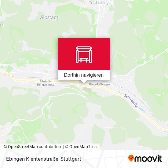 Ebingen Kientenstraße Karte