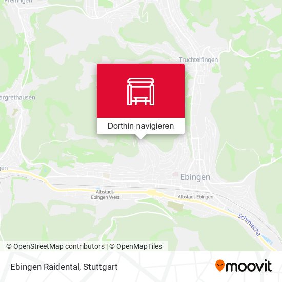 Ebingen Raidental Karte