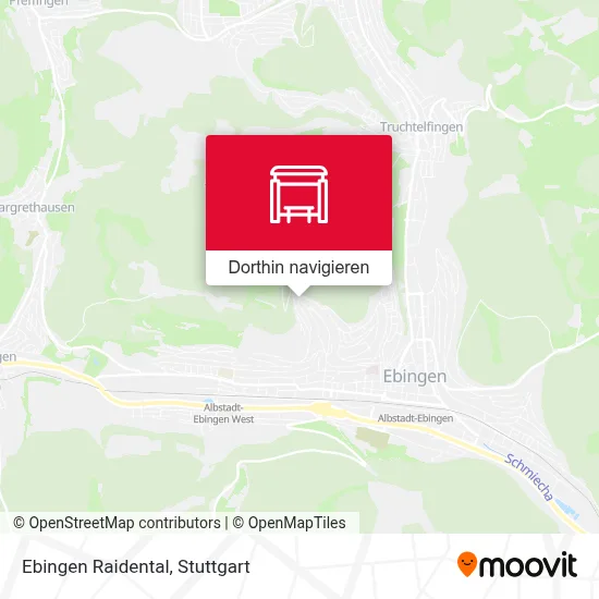 Ebingen Raidental Karte