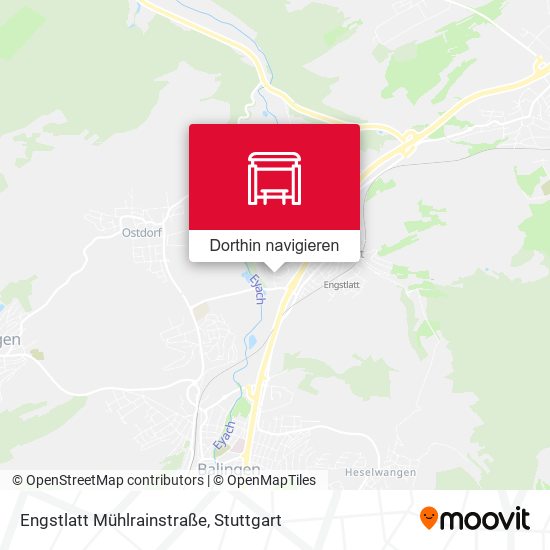 Engstlatt Mühlrainstraße Karte