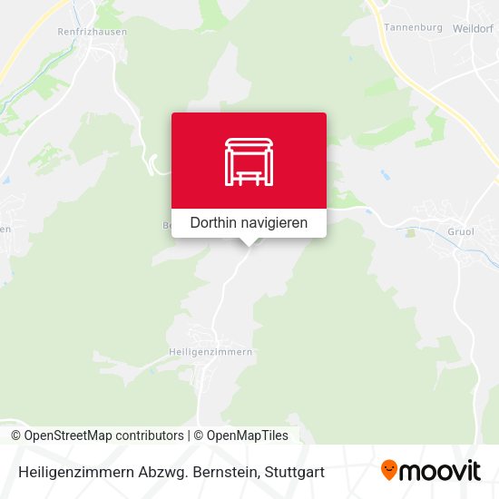 Heiligenzimmern Abzwg. Bernstein Karte