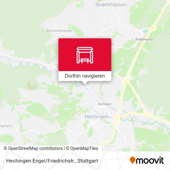 Hechingen Engel/Friedrichstr. Karte