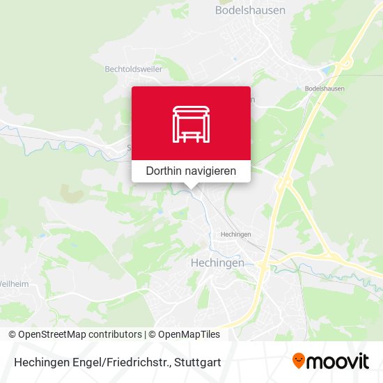 Hechingen Engel/Friedrichstr. Karte